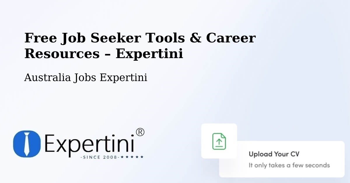 Free Job Seeker Tools & Career Resources – Oonoonba - Oonoonba, Australia Jobs Expertini