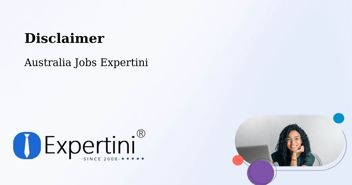 Disclaimer – Oonoonba - Australia Jobs Expertini