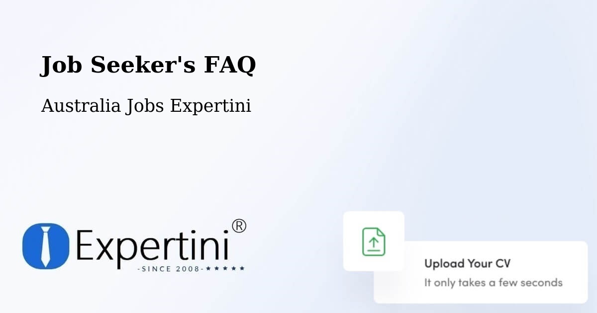 Job Seeker FAQ – Oonoonba - Australia Jobs Expertini
