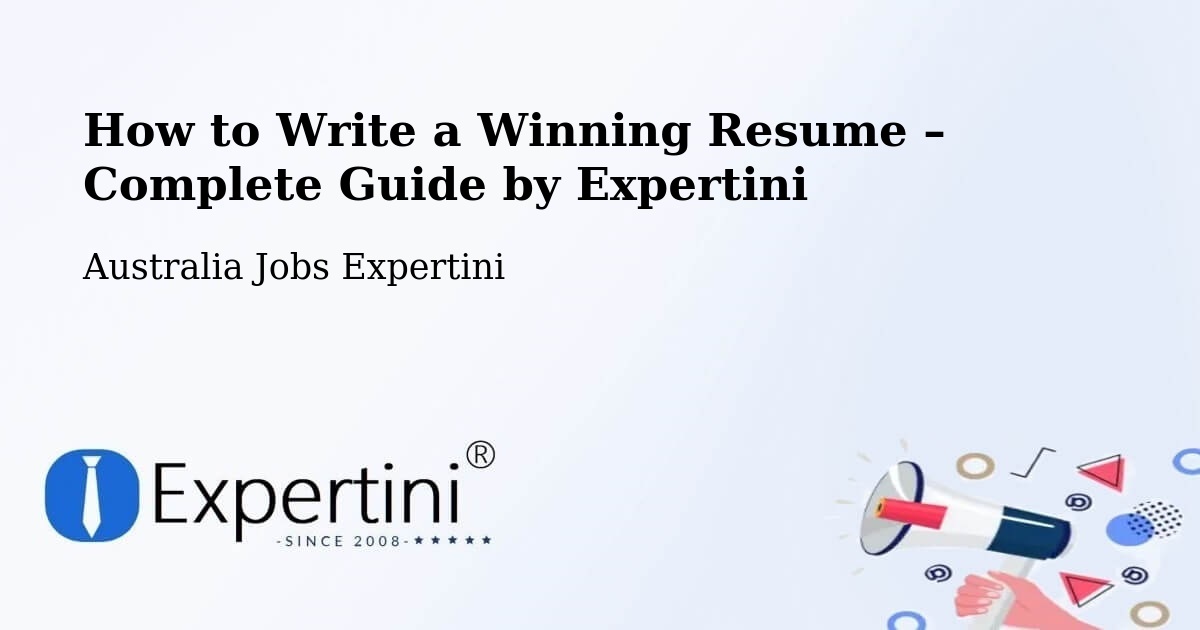 Resume Writing Guide for Job Seekers – Oonoonba - Oonoonba, Australia Jobs Expertini